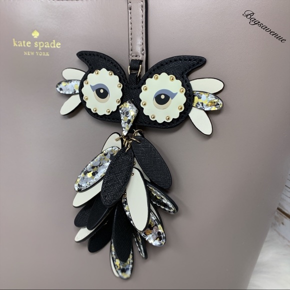 Kate spade Len owl cityscape large tote leather - Picture 3 of 7